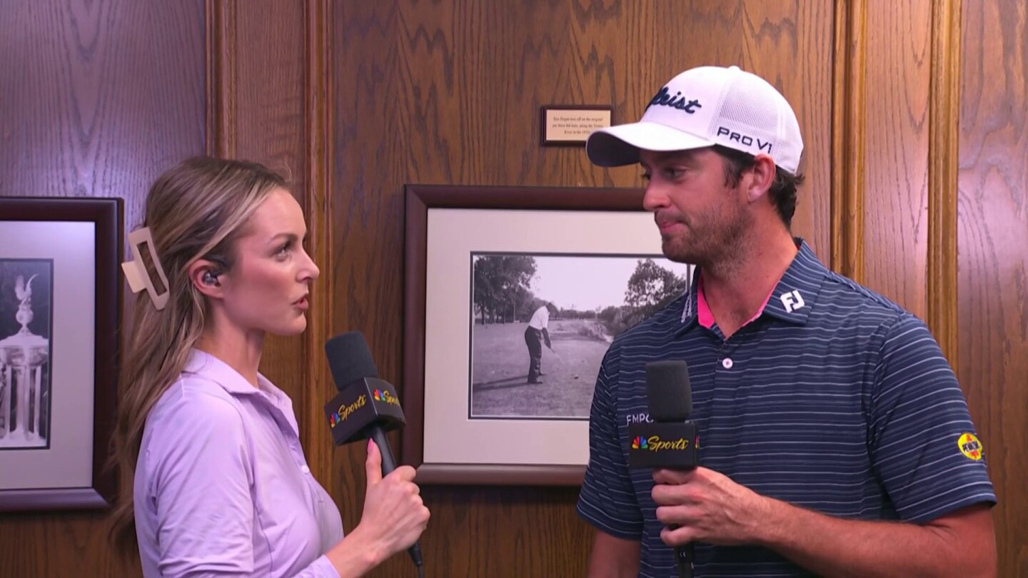 Davis Riley 'capitalized on good looks' at windy Charles Schwab ...
