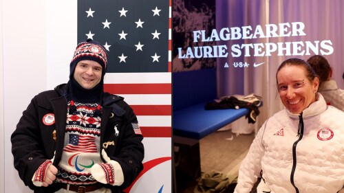 Image for Josh Pauls, Laurie Stephens chosen as Team USA flag bearers for 2026 Milan Cortina Paralympics