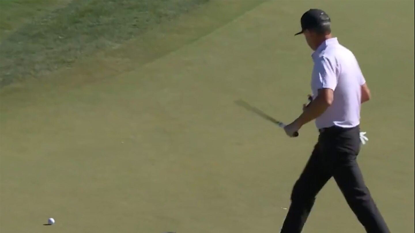 Jimmy Walker snaps putter while Rory McIlroy commentates on 'Happy Hour ...