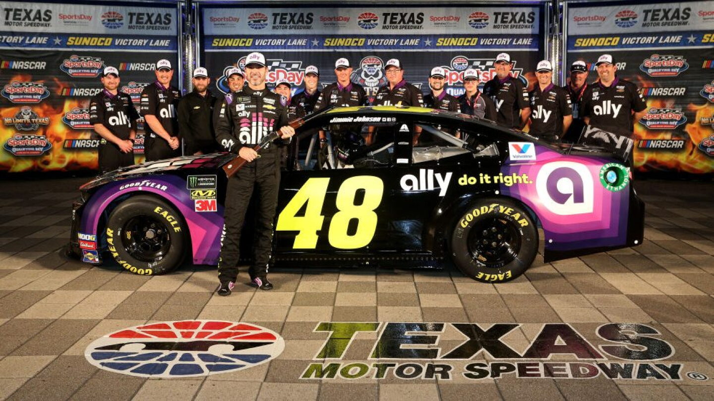 Texas Racing Channel Starting lineup for Sunday's Cup race at Texas Motor Speedway - NBC Sports