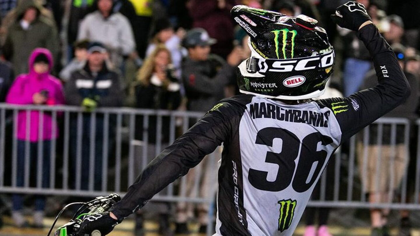 Marchbanks Racetrack Garrett Marchbanks reflects on his Daytona Supercross win - NBC Sports