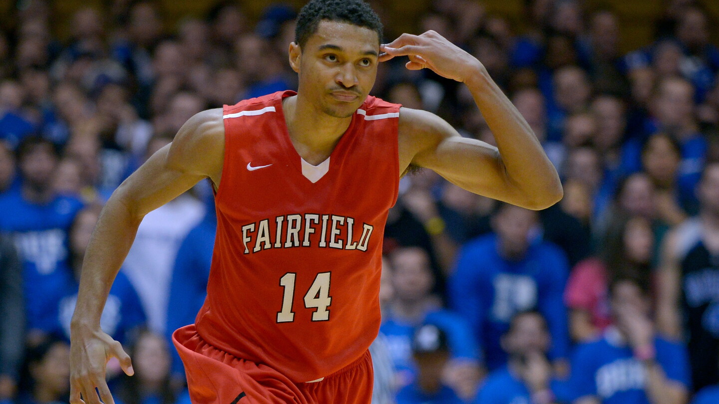 Postorized POSTERIZED: Fairfield's Marcus Gilbert dunks on Manhattan - NBC Sports