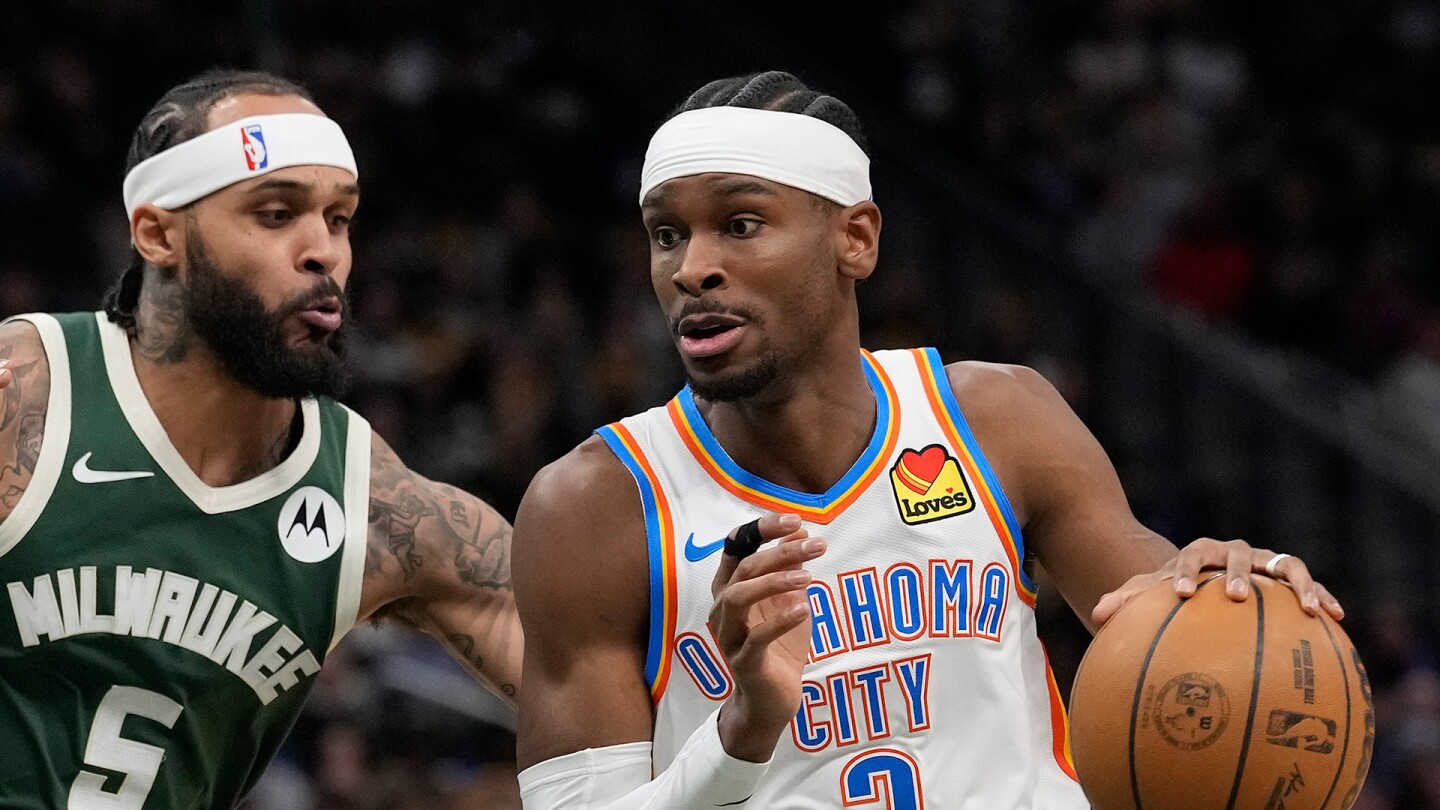 NBA Highlights 2025-26: Shai Gilgeous-Alexander dominates Bucks