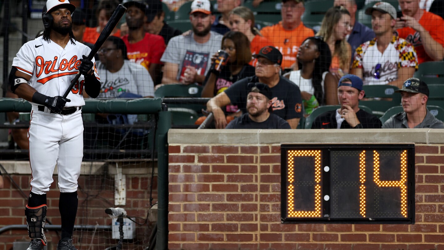 MLB won’t extend the pitch clock for the posteason MLB won’t extend the pitch clock for the posteason