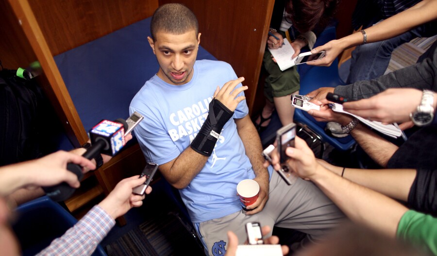 NCAA Tournament: North Carolina practice