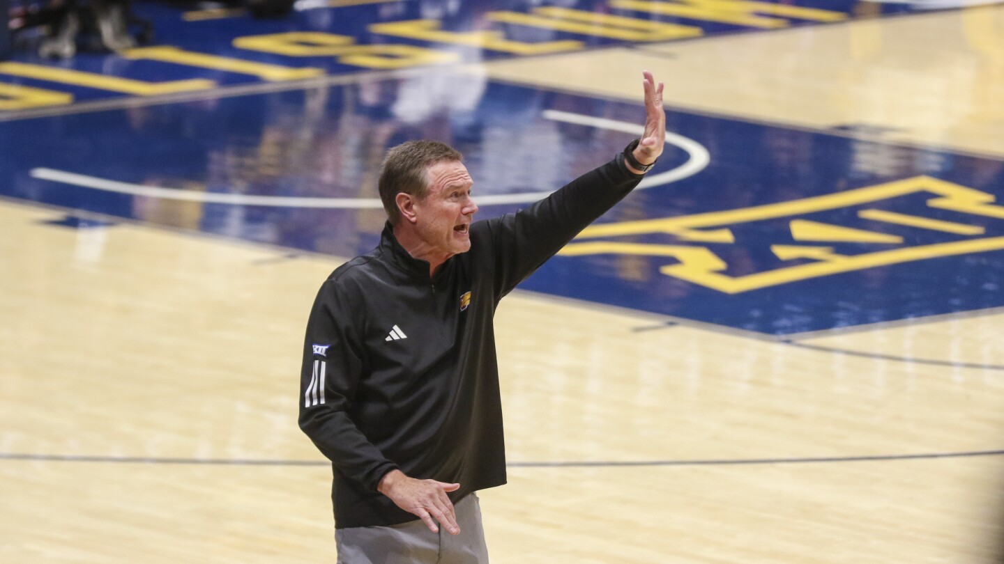 Bill Self doesn’t travel with No. 19 Kansas after going to the hospital, school says
