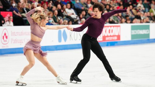 Image for U.S. ice dancers Emilea Zingas and Vadym Kolesnik are 'here to stay'