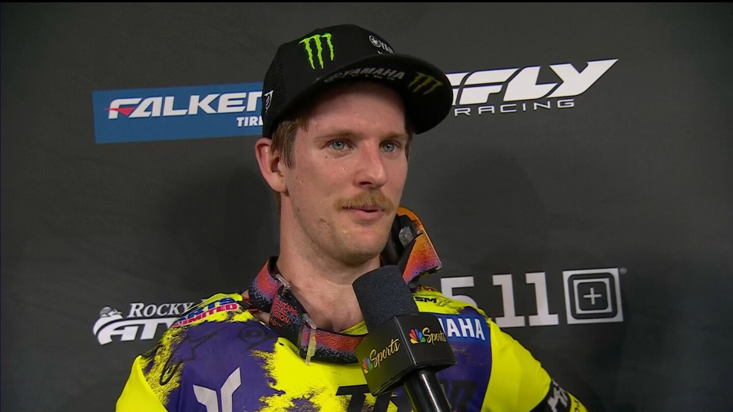 Mosimram Michael Mosiman on making the Supercross 250 west podium in San Diego ...