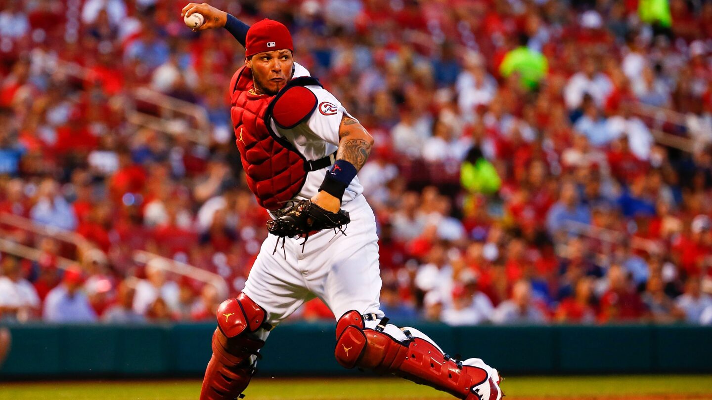 Cardinals put Yadier Molina at third base for an inning - NBC Sports