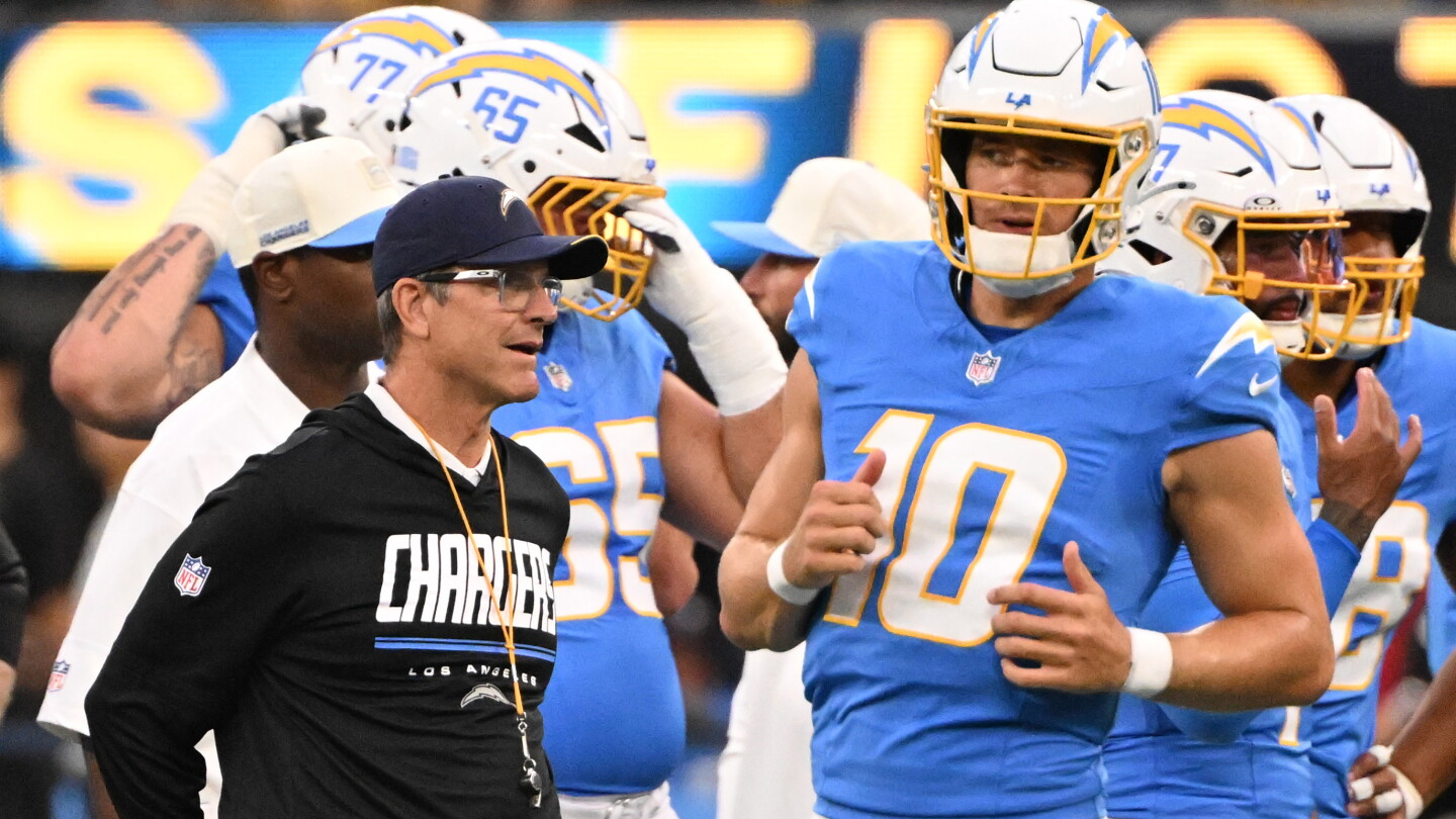 Jim Harbaugh Predicts Justin Herbert Will Be the Greatest Quarterback