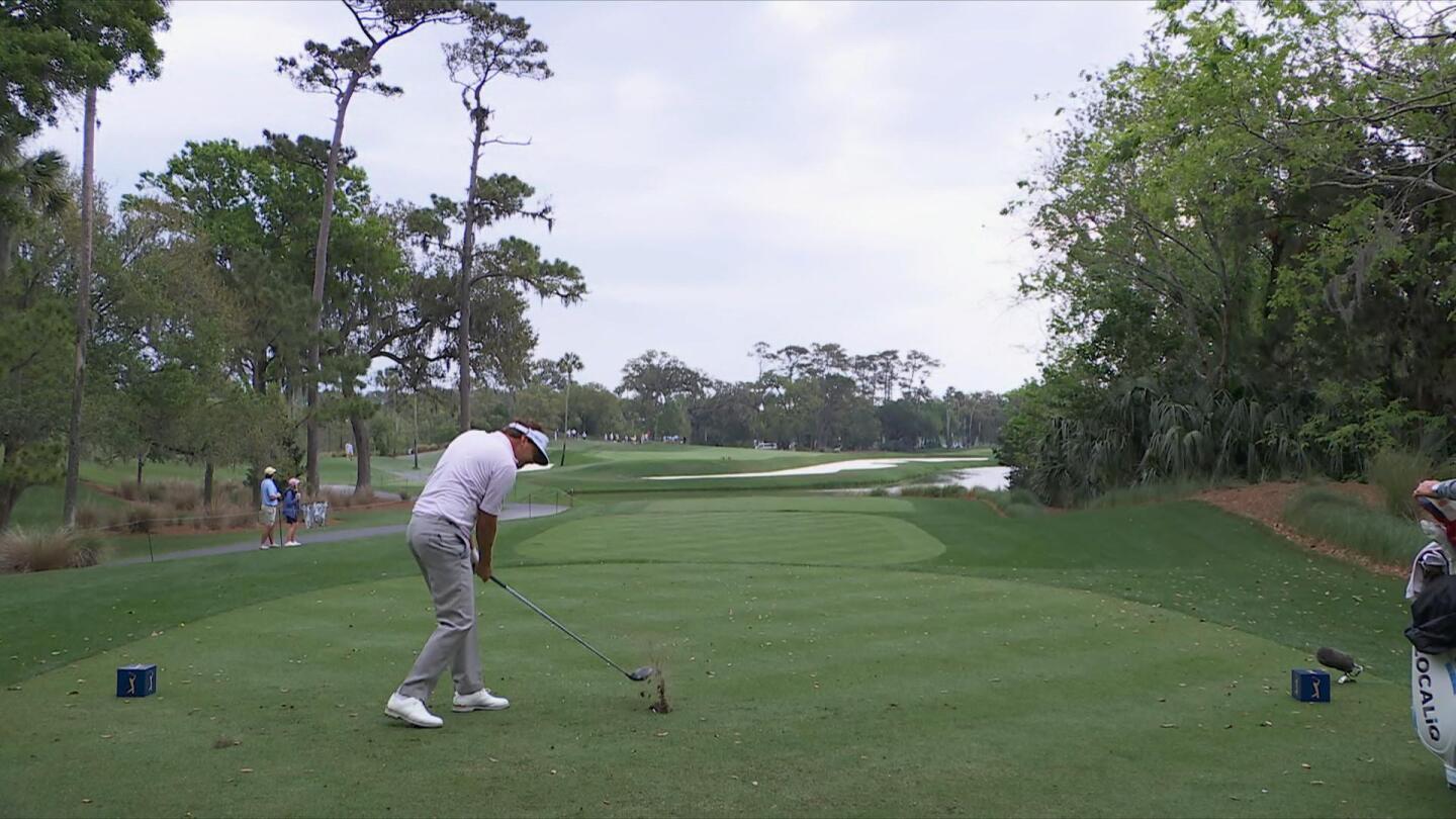 Keith Mitchell revisits his driver smash from The Players Championship ...