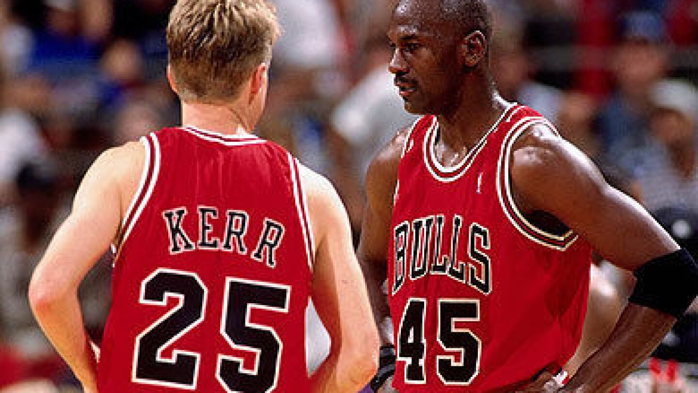 Steve Kerr recalls the time Jordan punched him at practice - NBC Sports
