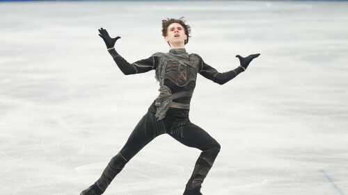 Image for Mikhail Shaidorov becomes Kazakhstan's first Olympic champion with stunning free skate in shock upset