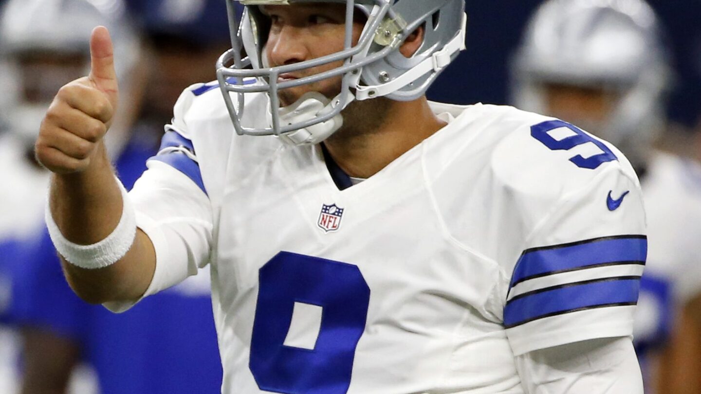Tony Romo makes smooth return to game action - NBC Sports