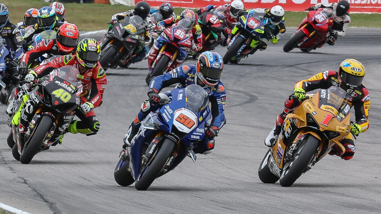 Josh Herrin Racing R6 Josh Herrin crash hands fourth straight win to Bobby Fong in VIR ...