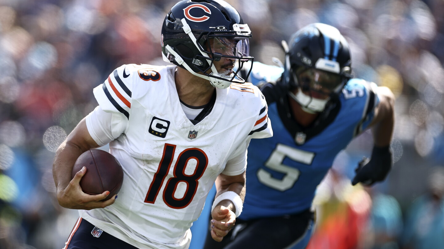 Caleb Williams set to become the third QB ever with 50 TDs, fewer than 15 interceptions