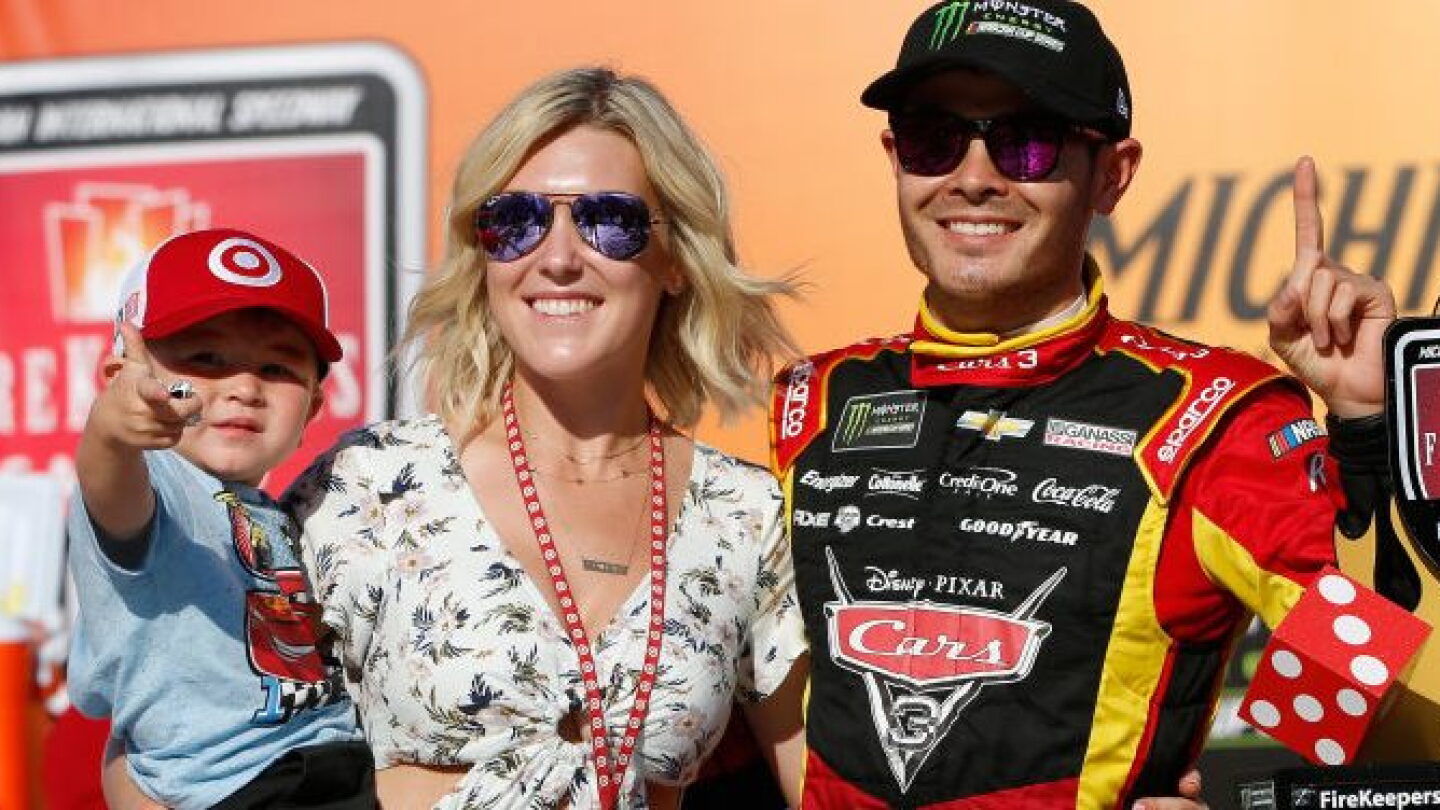 Kyle Larson's son Owen to be a big brother in 2018 - NBC Sports