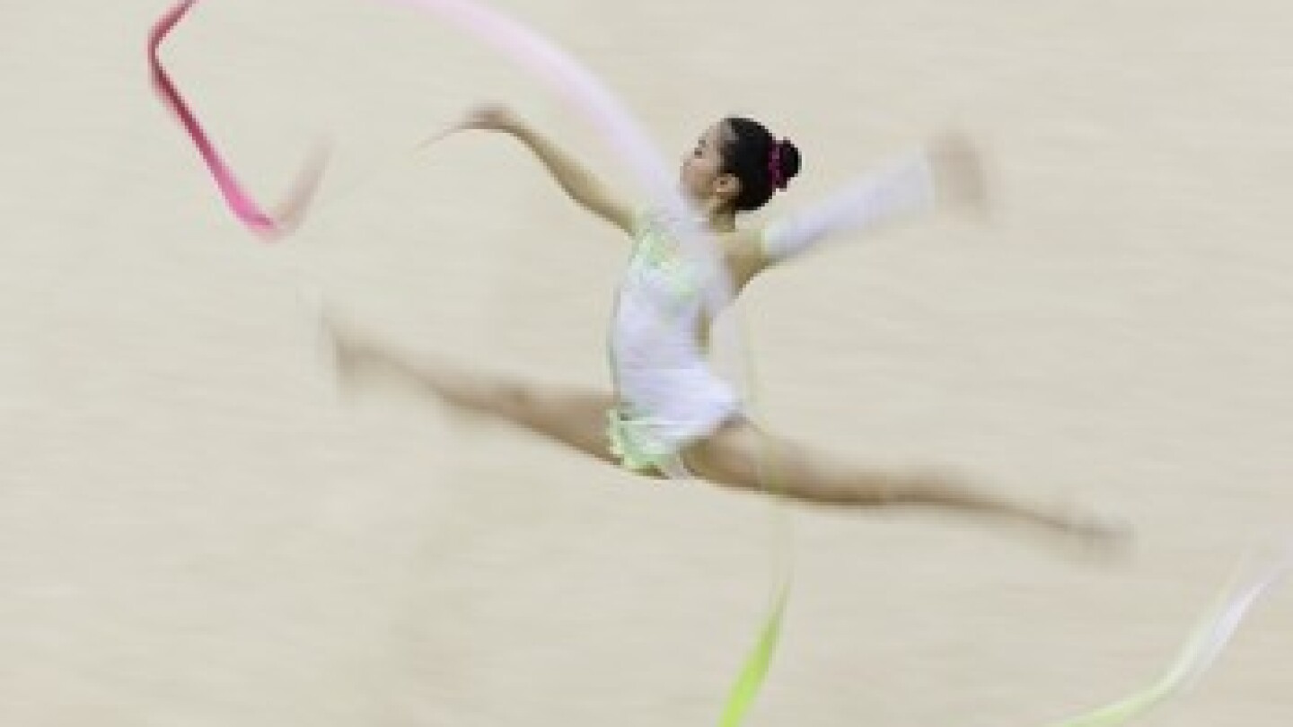 Dance Ribbon Rainbow Streamer Portable Dancing Ribbon Gymnastics Dance ... Ribbon dancing olympics