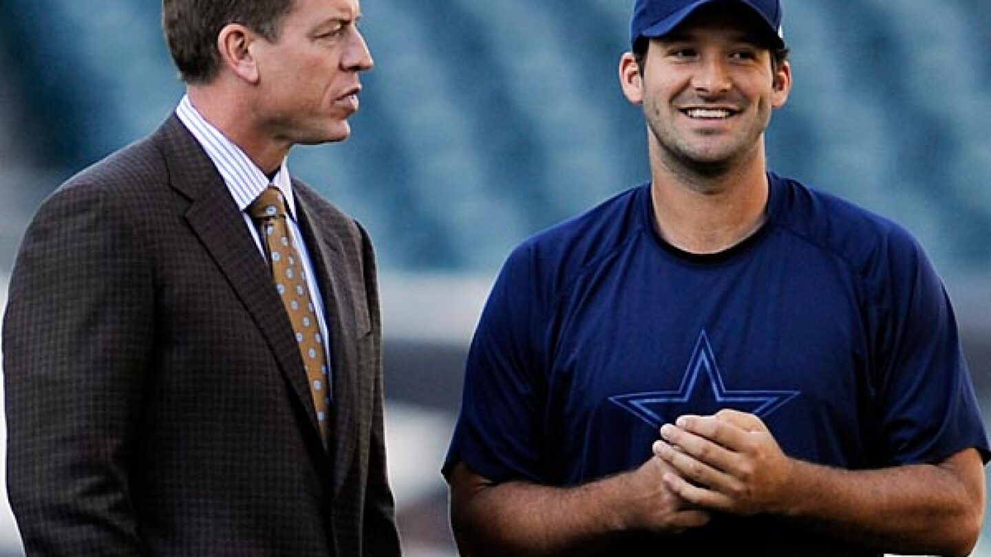 Troy Aikman remains concerned about Tony Romo's back - NBC Sports