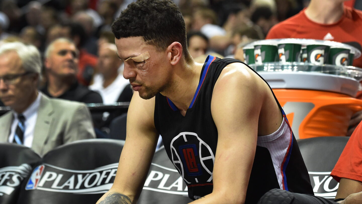 Austin Rivers Teeth Austin Rivers throws out first pitch at a Dodgers game, claims he's ...