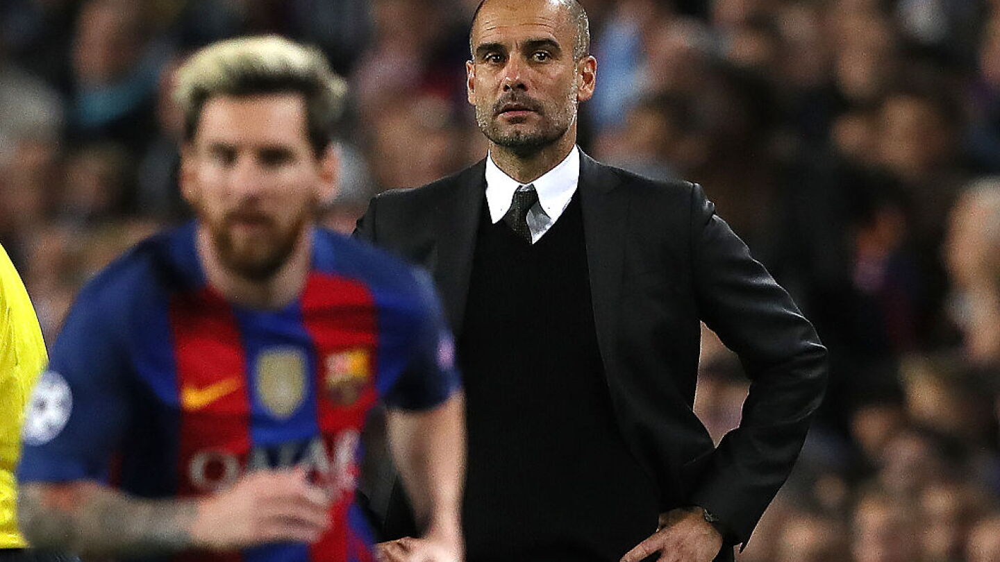 Pep during his reign at Barca