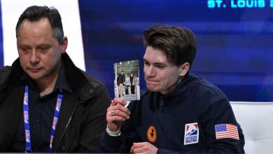 Image for Maxim Naumov channels loss for powerful skate at nationals in Olympic bid