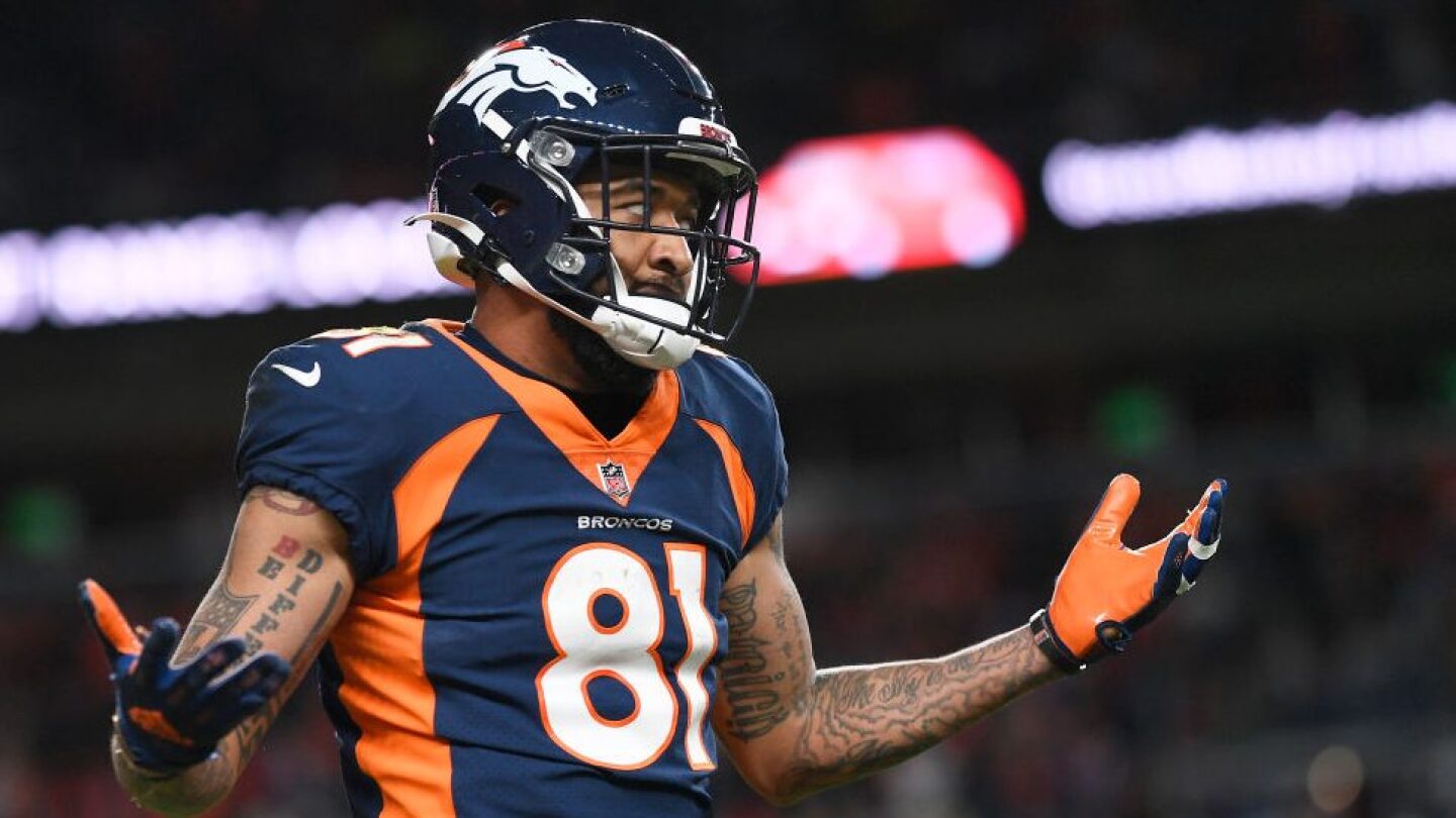 Tim Patrick tore his ACL - NBC Sports