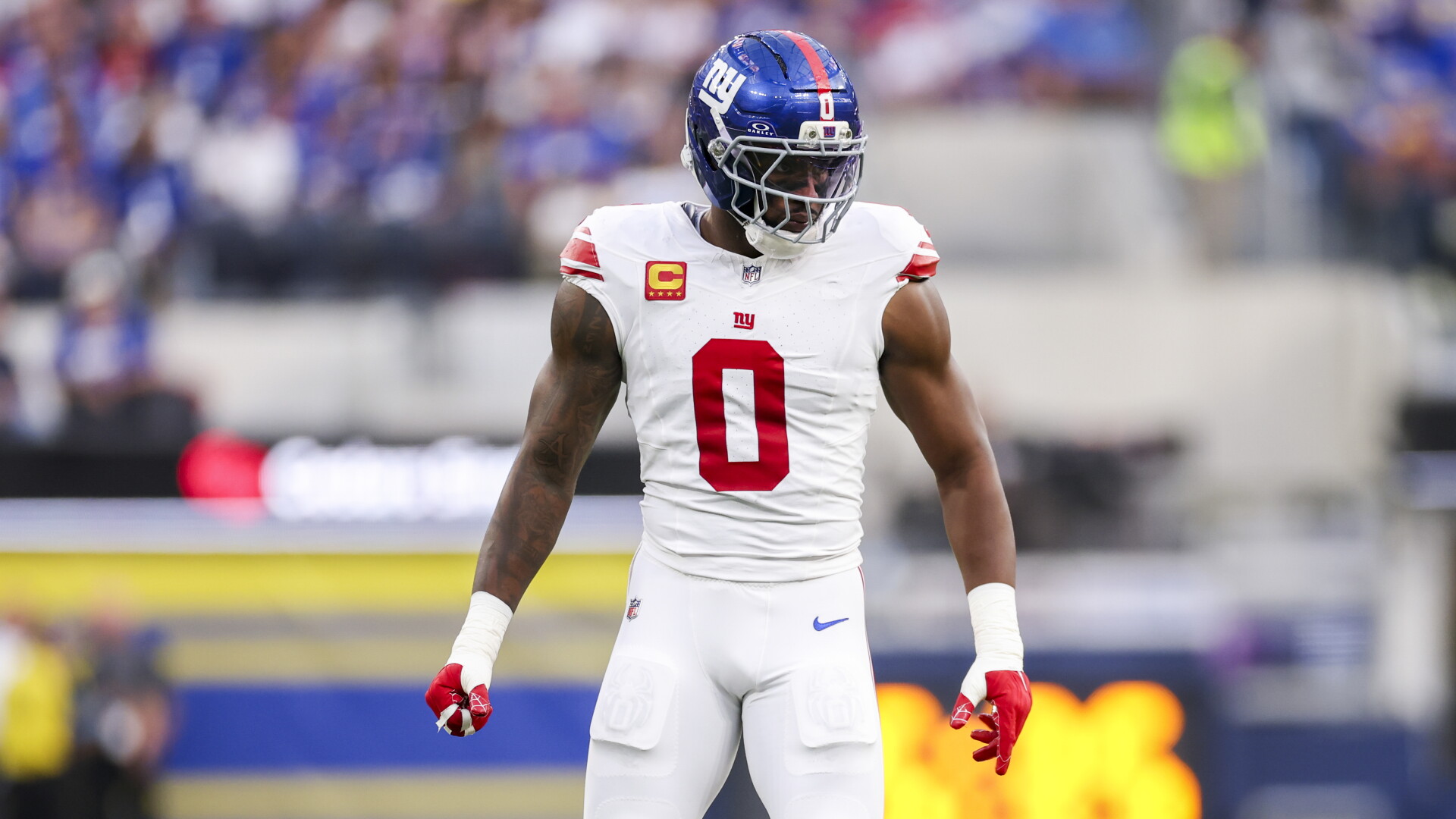 Giants put Brian Burns on IR, sign WR Charlie Jones off practice squad