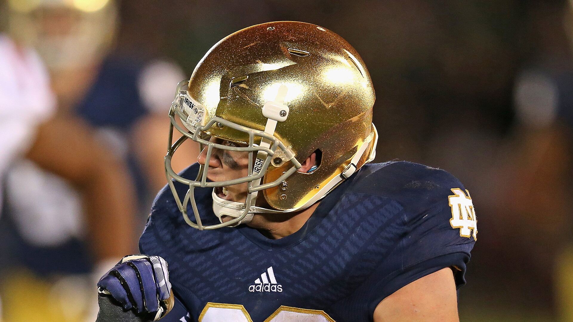 darigold football helmet Notre Dame Fighting Irish Riddell SpeedFlex Authentic Use the helmet your team wears to commemorate athletic success by having it crafted into next Why are Notre Dame's helmets