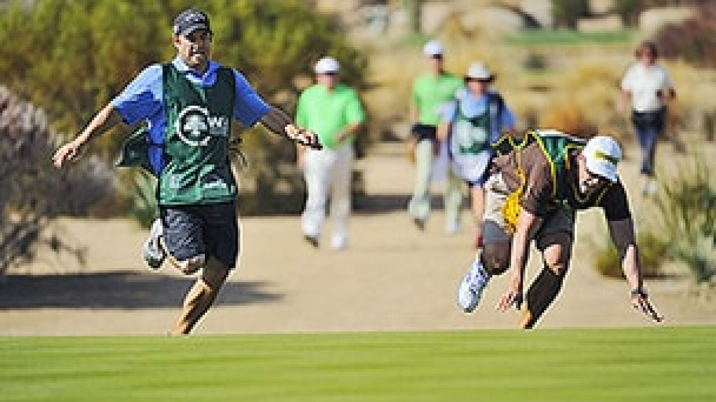 Tour bans popular caddie races at TPC Scottsdale, Colonial - NBC Sports