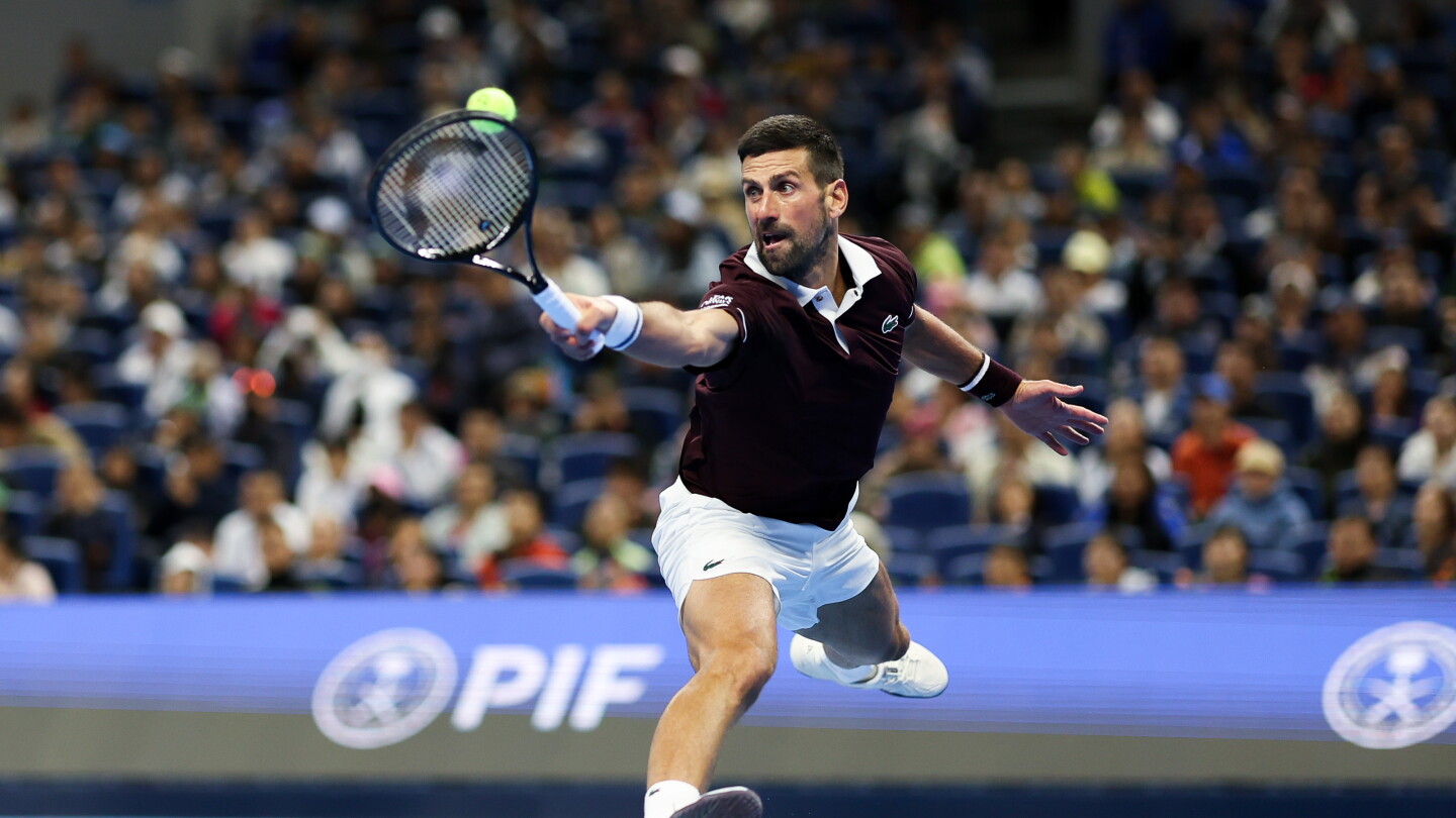 Open By Default Sign Novak Djokovic starts China Open with first win since July - NBC Sports