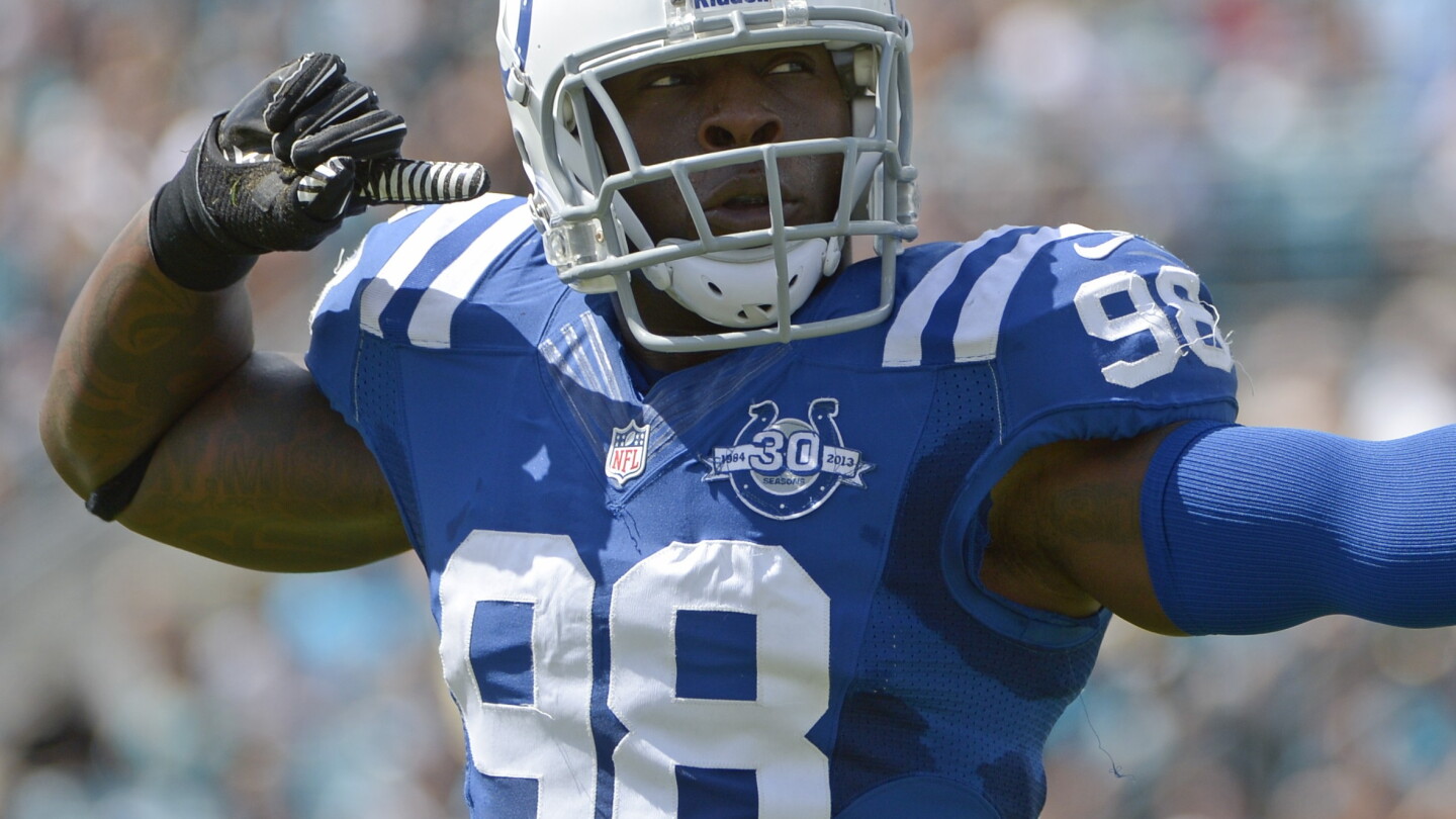 Evan Mathisa Colts Mathis tutoring potential replacement as Colts switch DE to OLB - NBC ...