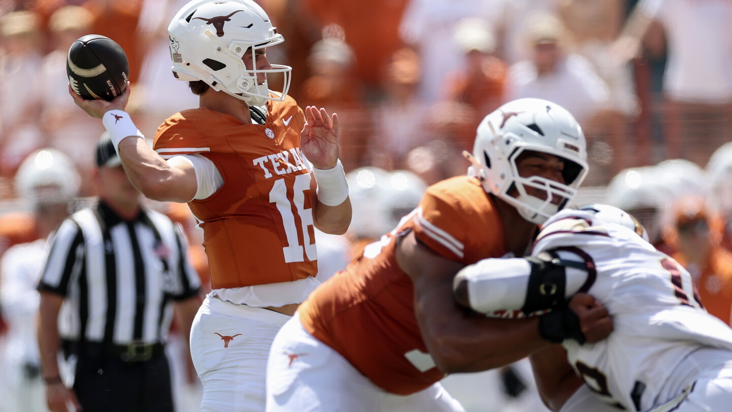 Arch Manning Delivers Dominant 305-Yard, 4-Touchdown Performance in Season Opener Against Texas State Arch Manning Delivers Dominant 305-Yard, 4-Touchdown Performance in Season Opener Against Texas State