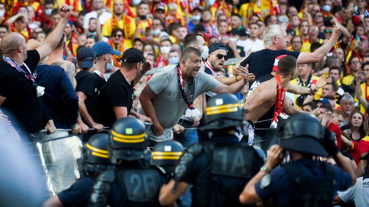Football Fans Riot Lens to play in empty stadium following fan violence - NBC Sports