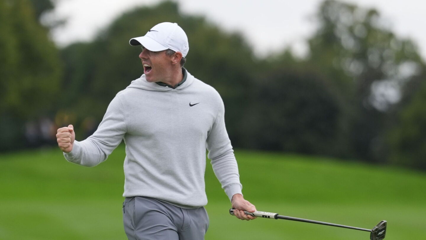 The moment McIlroy secured Irish Open victory The moment McIlroy secured Irish Open victory