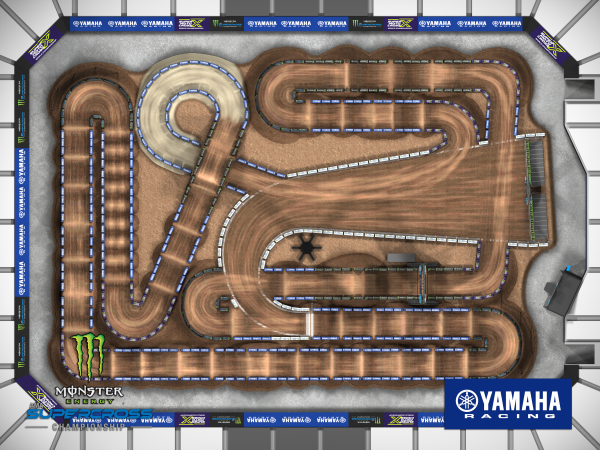Updated: Track maps revealed for 2025 Monster Energy Supercross rounds ...