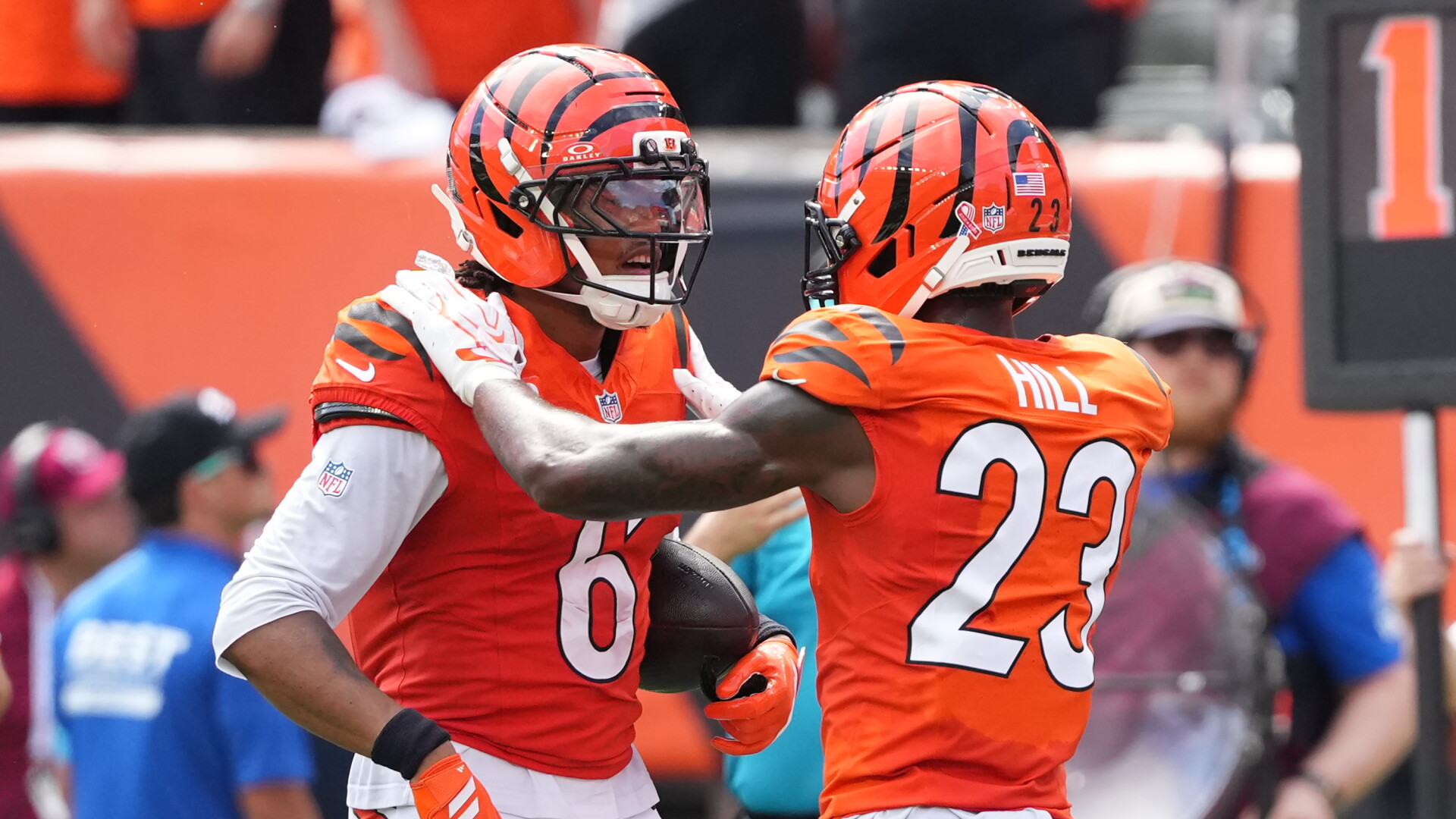 Bengals führt umsatzstarke Bucs 24-10 zur Halbzeit
