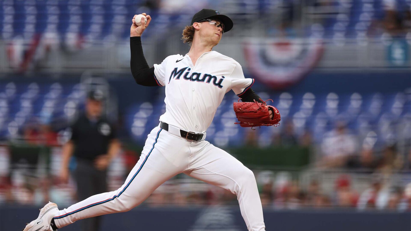 How does Miami Marlins' Max Meyer compare to other young starters ...