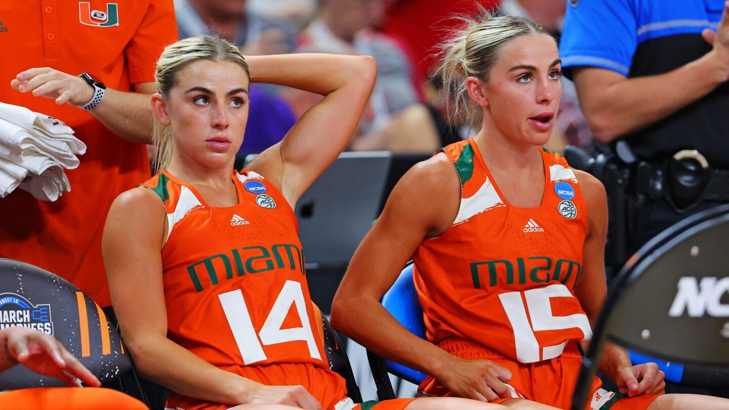 Cavinder twins say they're leaving Miami after 1 season - NBC Sports
