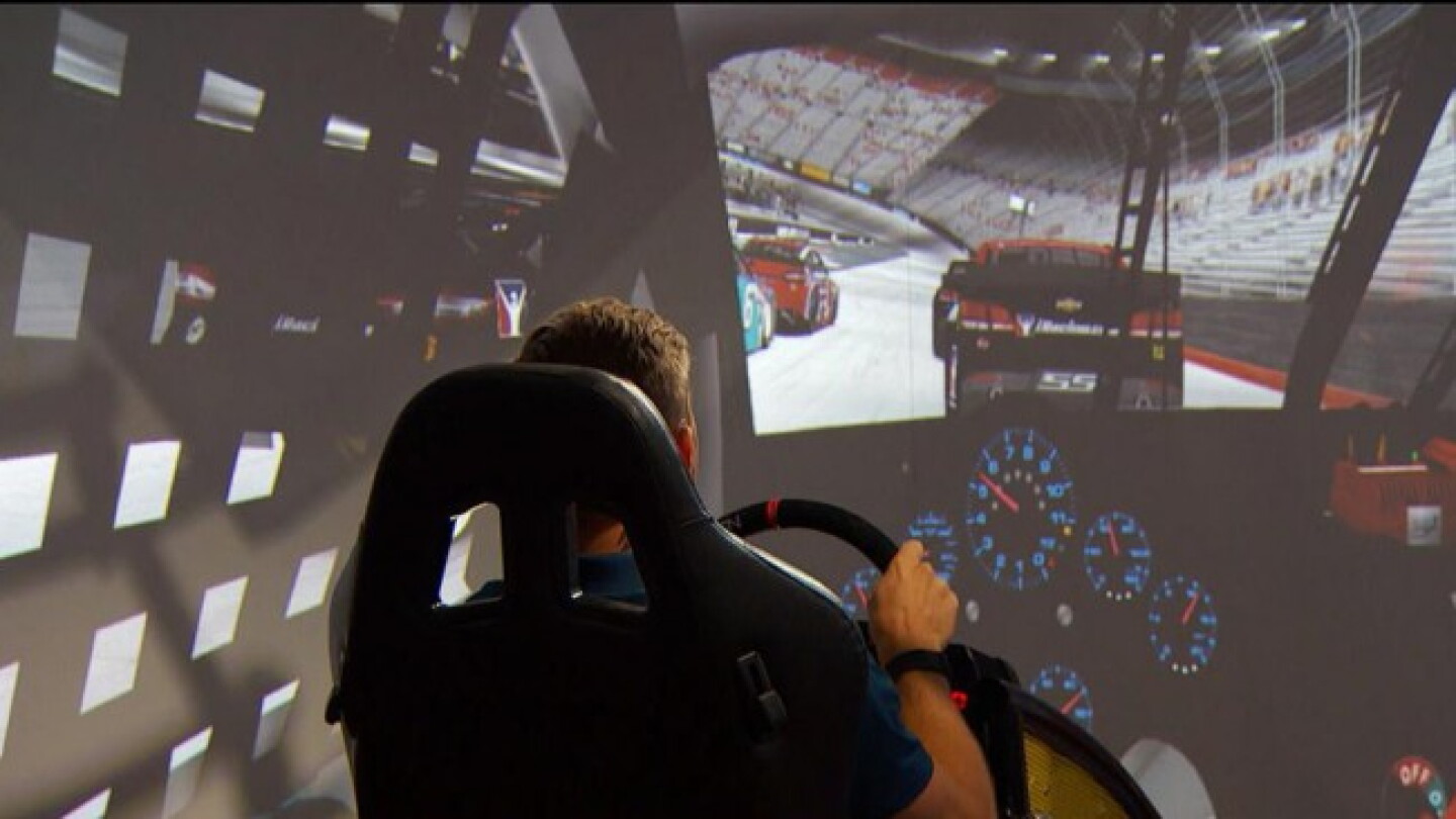 Simplot Nascar NASCAR America: Darlington Raceway simulator ride (VIDEO) - NBC Sports