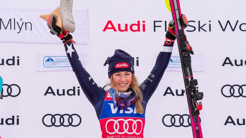 Image for Shiffrin clinches 9th slalom Crystal Globe with dominant win at Spindleruv Mlyn