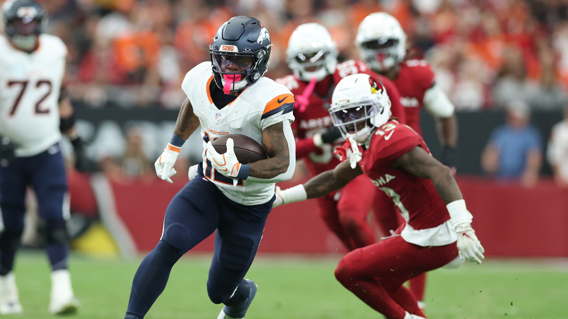 Broncos stretch lead to 27-13 at end of third quarter