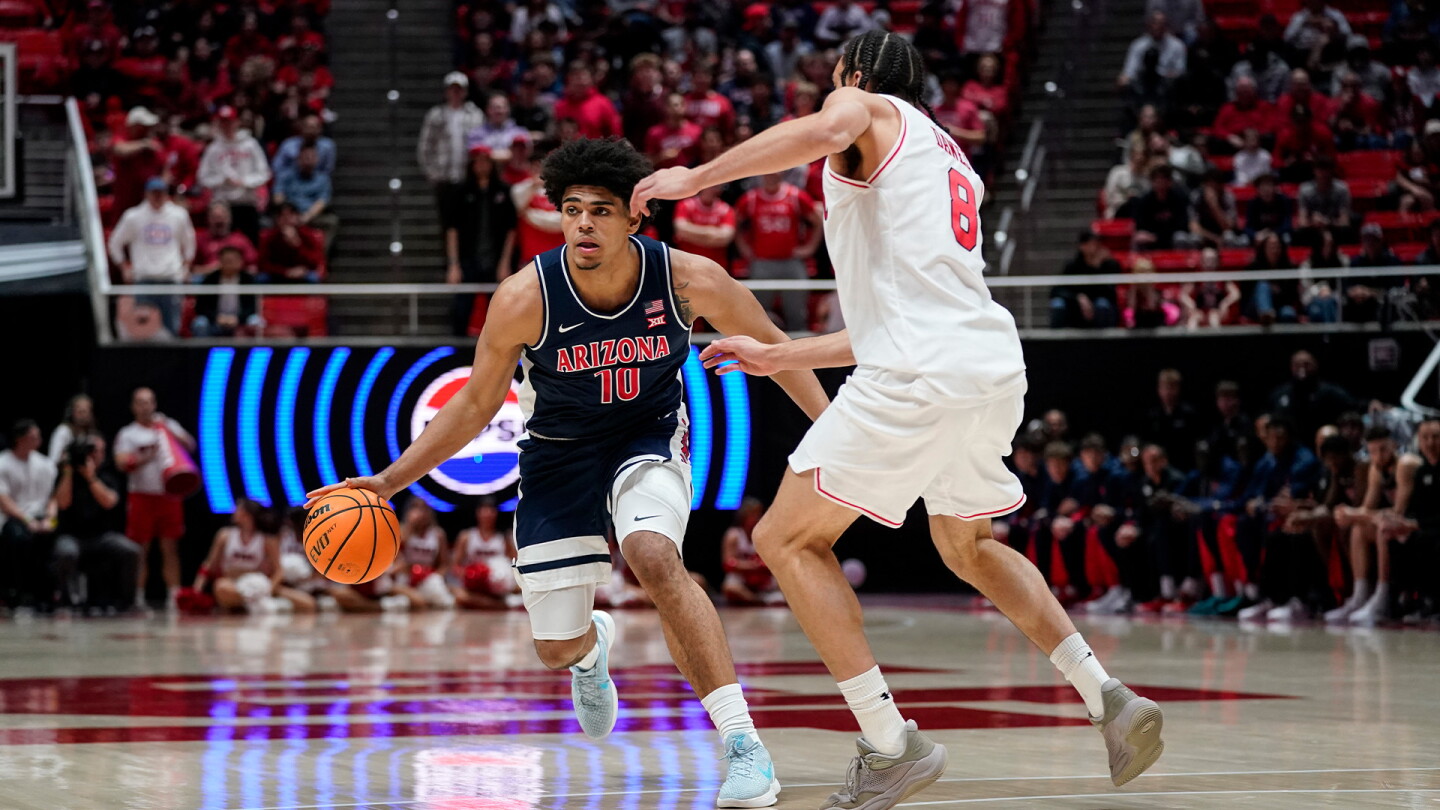 No. 1 Arizona cruises past Utah 97-78 to remain undefeated