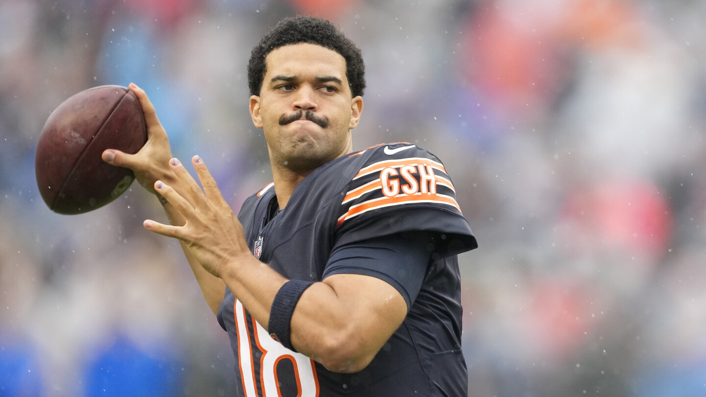 Bears rule Caleb Williams out for Monday night, Tyson Bagent listed as questionable