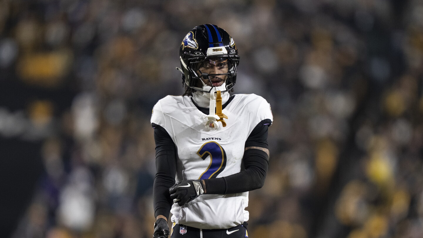 Ravens Cornerback Nate Wiggins Carted Off During Practice