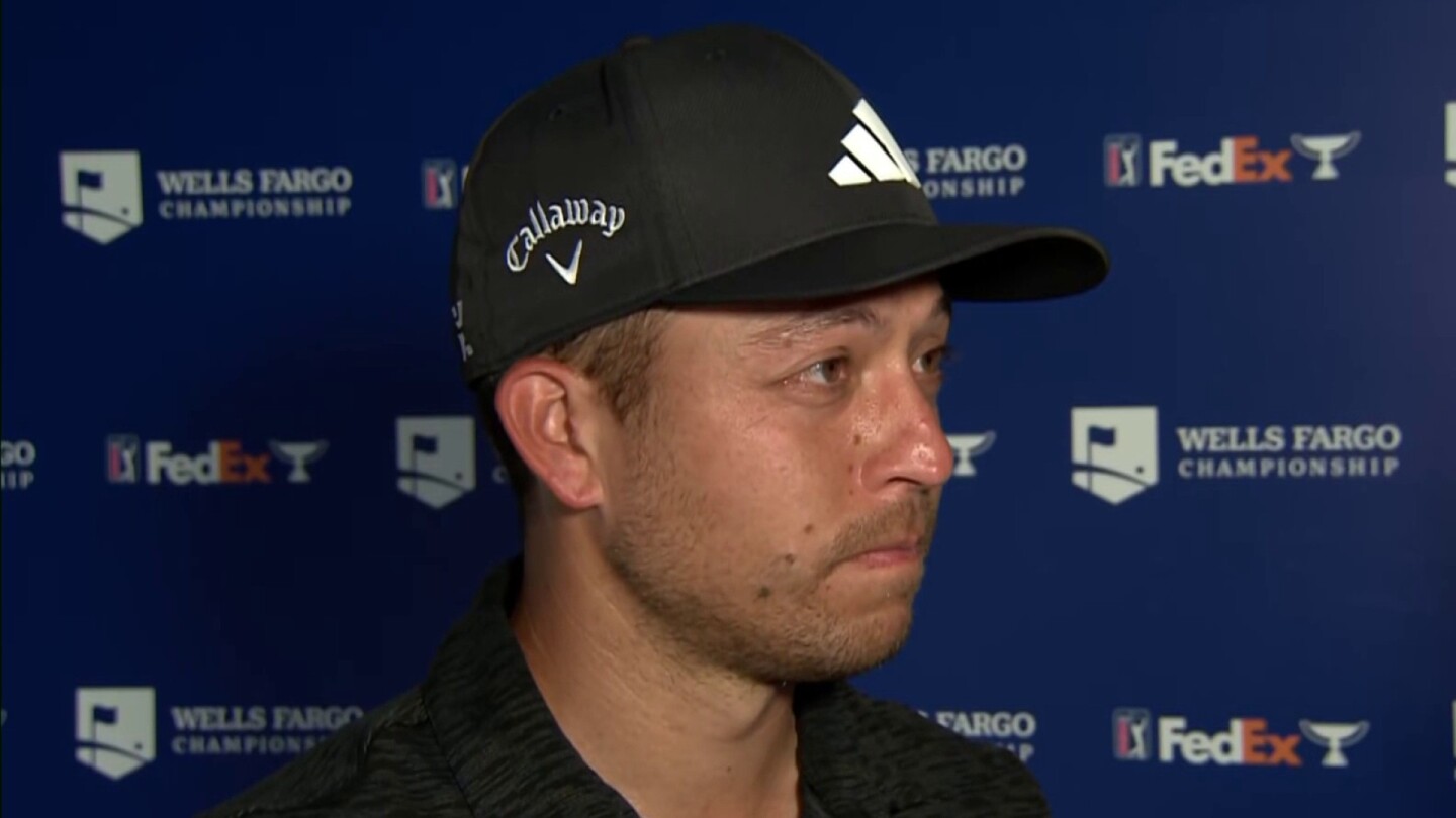 Xander Schauffele unable to catch Wyndham Clark at Wells Fargo ...