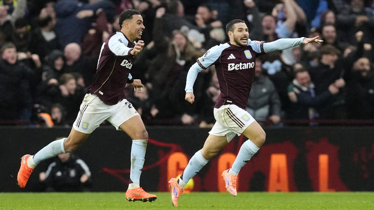 PL Update: Aston Villa blow title race open; Leeds earn draw with Liverpool