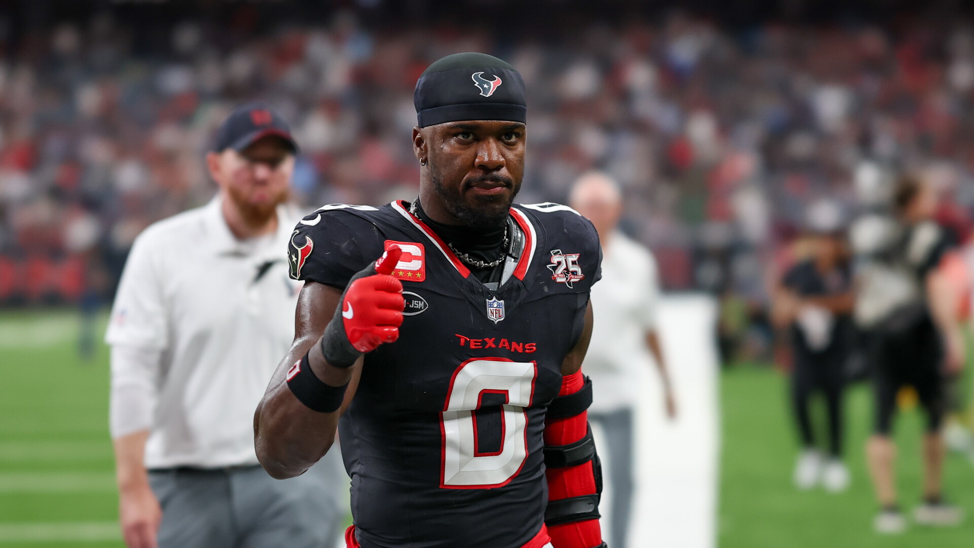 Texans will have Azeez Al-Shaair, Will Anderson Jr., Jadeveon Clowney
