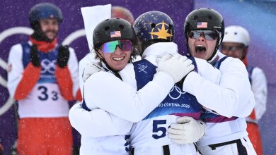 Image for U.S. clinch back-to-back gold in mixed team aerials in dominating fashion