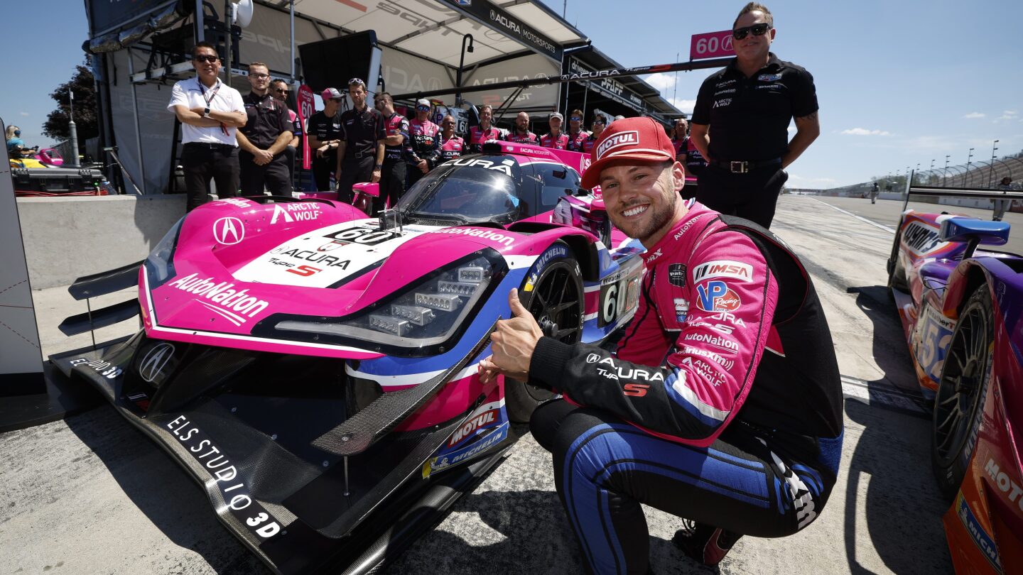 Starting lineup grid for IMSA Watkins Glen Tom Blomqvist sets record